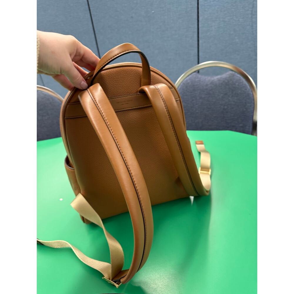 Michael Kors Medium Bex Backpack Brown Acorn Leather Adjustable NEW WITH TAGS - Picture 4 of 8